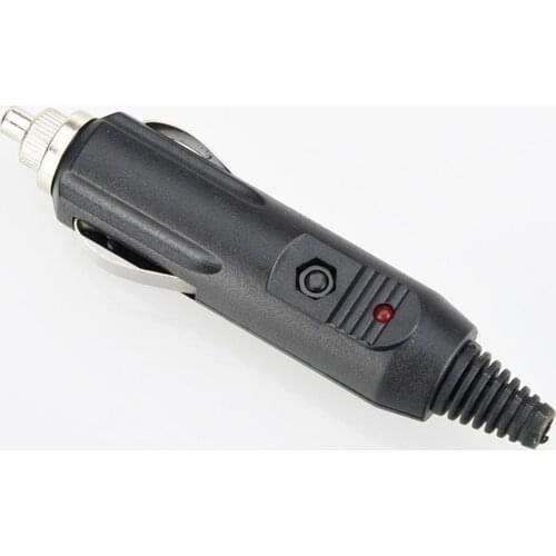 12/24V Replacement Car Cigarette Lighter Power Plug Car Connector DC Red Adapter Led Charger Cigarette 3A Lighter Socket Pl Q1X1