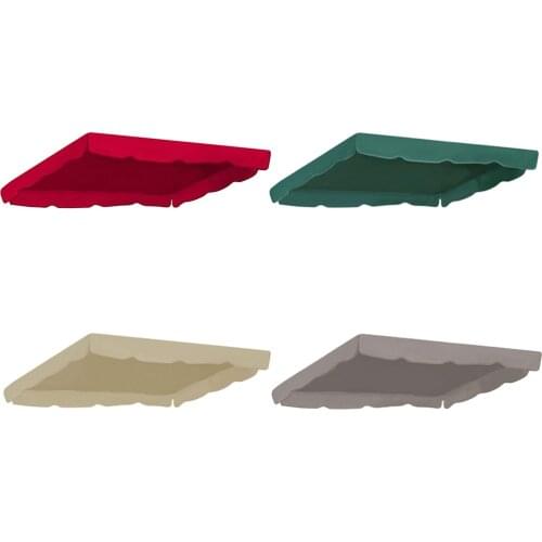 164x114x15cm Multicolor Swing Canopy Replacement Waterproof Top Cover For Outdoor Garden Patio Porch Yard 210D Oxford Cloth