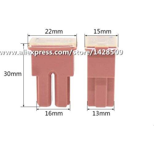 20 Pcs Fuse Box Automotive Rectangle Fuse 20A 30A 40A 50A 60A For Nissan Sunny Paladin