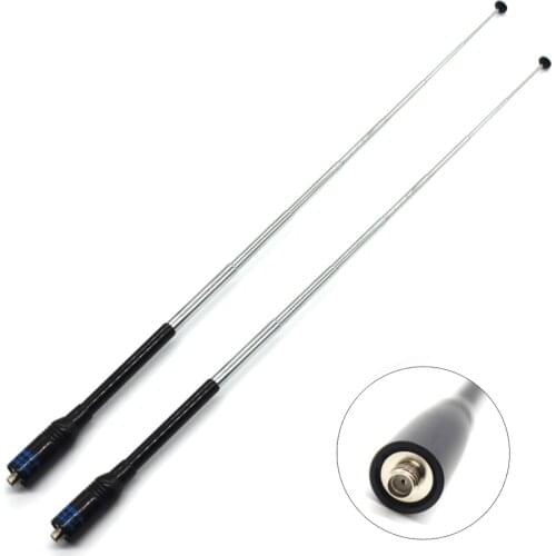 2pcs NAGOYA NA-773 SMA Female SMA-F Dual Wide Band Flexible Antenna VHF/UHF 144/430MHz Two Way Radio BAOFENG UV-5R BF-888S UV-82