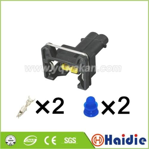 Free shipping 5sets 2pin tyco auto GM Delphi/Packard - EV1 Type Injector Waterproof Connector 85202-1