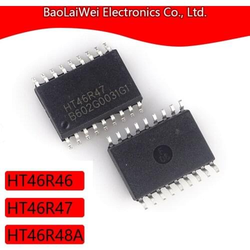 200pcs HT46R46 HT46R47 HT46R48A DIP18 DIP20 DIP24 SOP18 SOP20 SOP24 SSOP24 Electronic Components Integrated Circuits Active