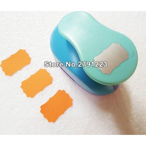 Punch Tag top Punch straight 1.5 inch gift Tag paper punches for scrapbooking craft perfurador Polygon shaped diy puncher