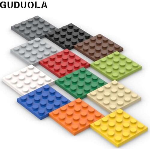 Guduola Building Block Plate 4x4 MOC Parts Compatible 3031 Base Brick DIY Creative Blocks Small Particles Blocks 40 pcs/lot