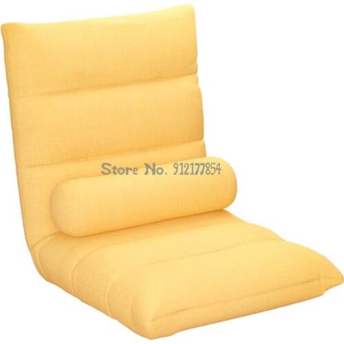 Lazy sofa tatami bedroom single foldable net red balcony lounge chair dormitory bed back chair