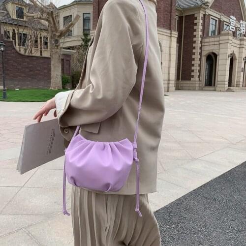 Sweet Cloud Bags Small PU Leather Crossbody Bags For Women Fashion All-match Shoulder Handbags Female Clutch Bag Bolso De Mujer