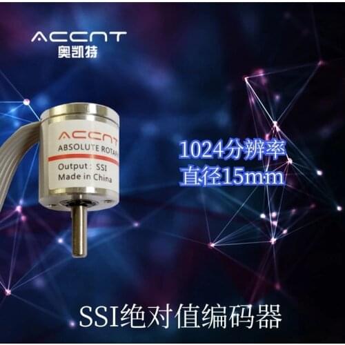 Single-turn Absolute Value Rotary Encoder SSI Magnetoelectric MINI Micro Robot 1024