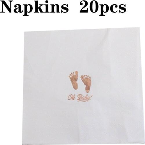 Disposable white gilded paper towel, party table accessories, paper towel, birthday party and wedding party accessories