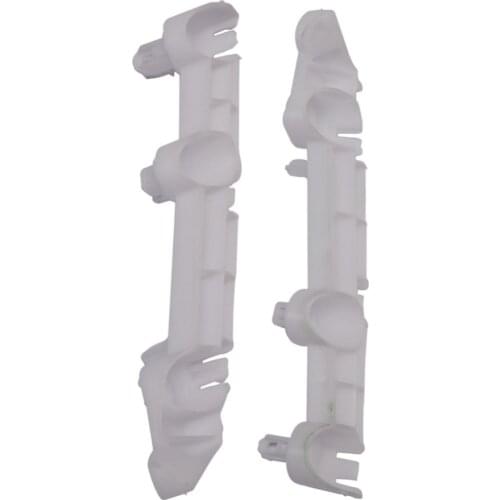 Pair Upper Front Left Right Bumper Guide Support Brackets 6400F879/6400F880 For Mitsubishi Outlander 2013-2014