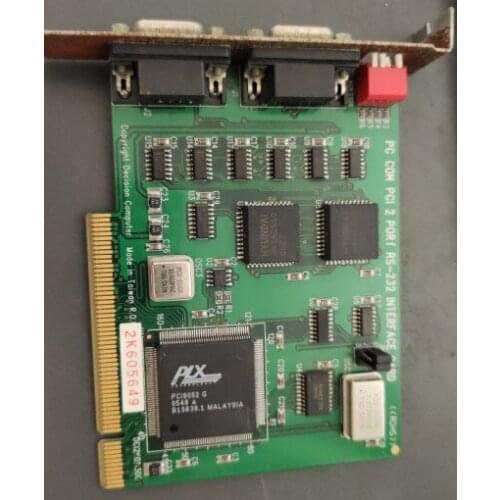 PC COM PCI 2 PORT RS-232 INTERF ACE CARD