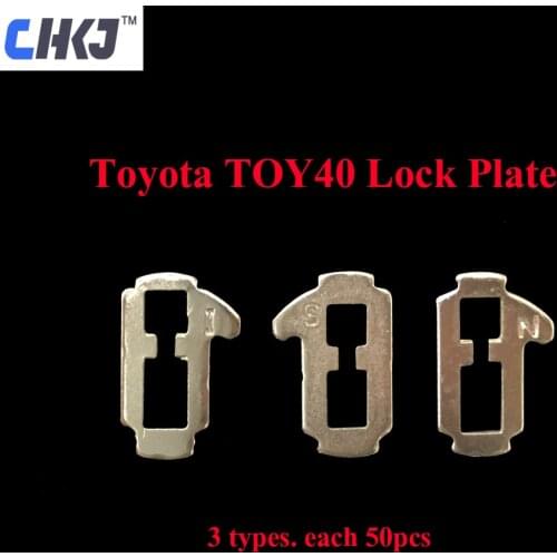 CHKJ 150pcs/lot TOY40 Car Lock Reed Lock Plate For Toyota Camry Crown (3 Types Each 50pcs) Auto Repair Kits Locksmith Supplies