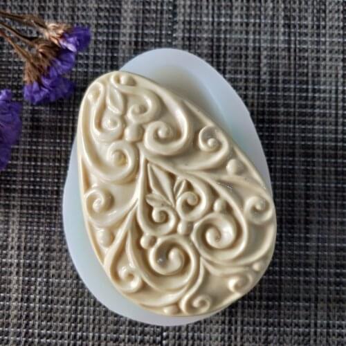 QT0157 PRZY Heart silicone mold carving soap mould handmade soap making molds candle silicone mold resin clay moulds