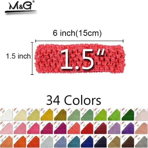 Retail New! 1.5inch*15CM Colourful Newborn Infant Baby Girl Tube Tops Chest Wrap Wide Crochet Waffle Headband TuTu Accessories