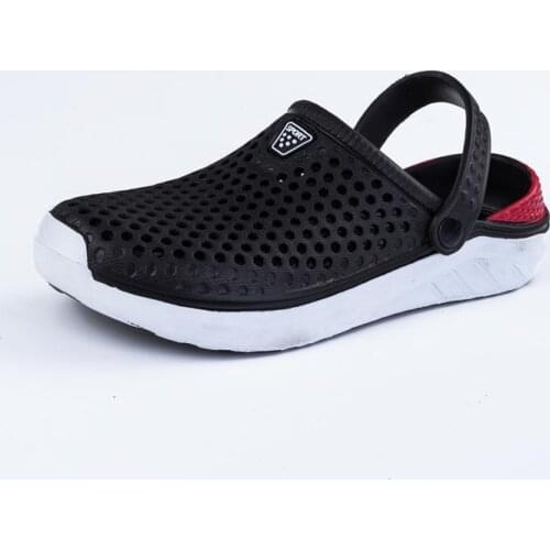 Autumn Mens Shoes Summer Women Footwear Waterproof Round Head Sandals Breathable Shoes Couples Slippers 36-45 Rubber Adult
