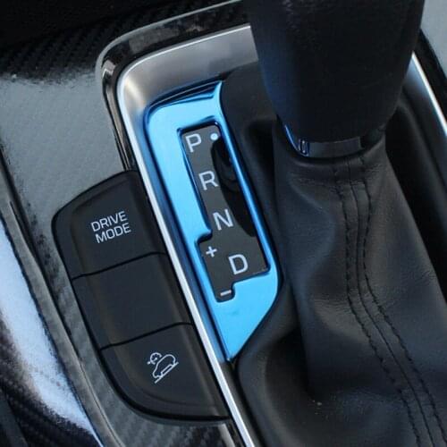 Stainless Steel Carstyling for Hyundai IX35 2018 2019 2020 Car Styling Gear Shift Panel Cover Sticker Trim Accessories