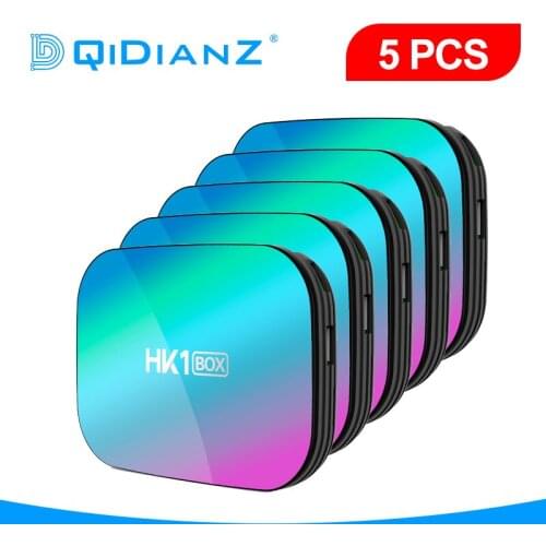 NEW HK1BOX 5pcs Amlogic S905X3 8K Smart TV Box Android 9.0 Youtube Set Top Box pk X96 Air H96 HK1MAX A95X