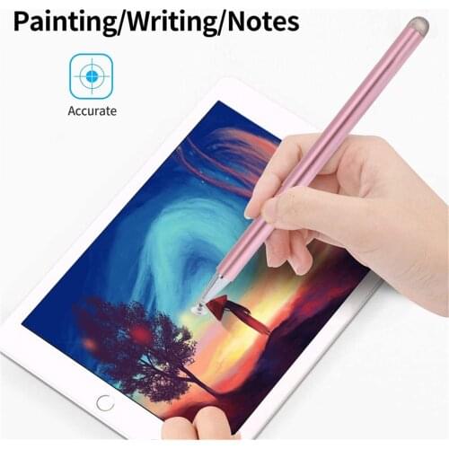 Universal 2 in 1 Stylus Drawing Tablet Pens Capacitive Screen Touch Pen for Mobile Android Phone Smart Pencil Accessories