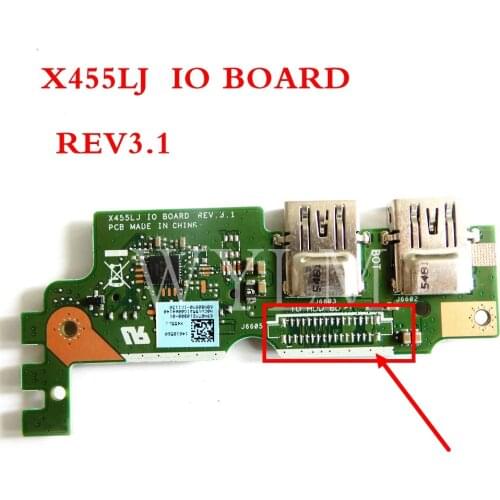 X455LJ IO board REV 3.1 for ASUS X455LJ X455LD A455L Y483L W419L X455L usb sd card board USB BOARD IO board Test well