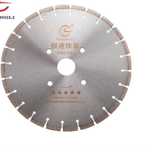 On sale of 1PC high quality 350*50*12mm laser welded diamond saw blades for hard/green concrete with steel inside cutting