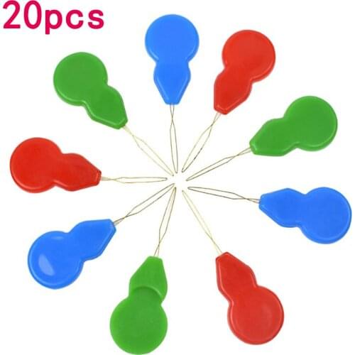 20PCS Sewing Stitch Bow Wire Needle Threader Insertion Tool Hand Sewing Machines Plastic Threader Cross Stitch Sew Accessories