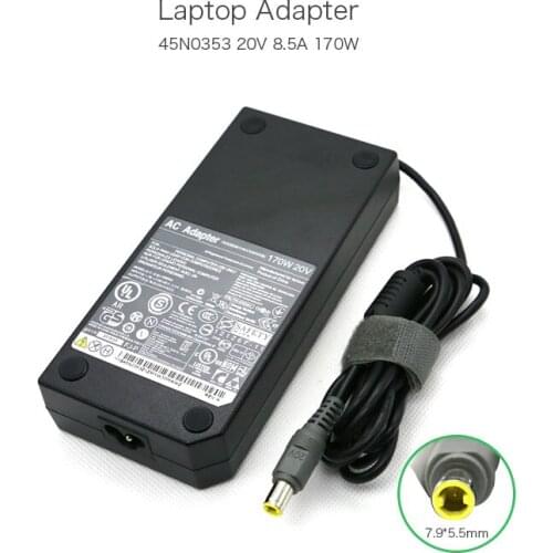 20V 8.5A 170W 7.9*5.5mm Laptop AC Adapter for Lenovo Thinkpad W700 W701DS 42T5284 42T5289 42T5288 45N0117 45N0118 Power Charger