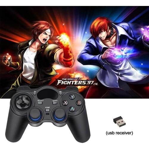 2.4G USB Wireless Gaming Controller Gamepad for PC/Laptop Computer(Windows XP/7/8/10) & PS3 & Android & Steam
