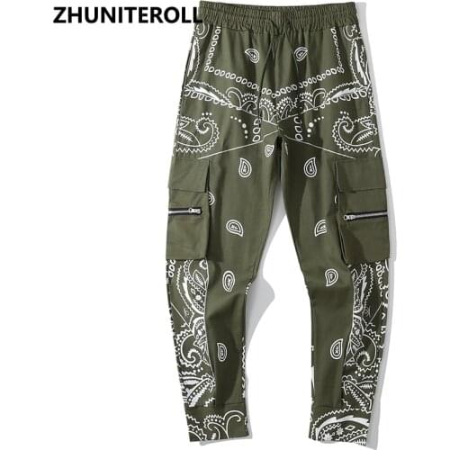Cargo Pants Men Vintage Graffiti Graphics Pants Hip Hop Harajuku SweatPants Baggy Joggers Casual Trousers Streetwear Clothing