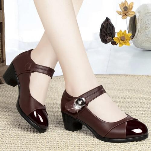 Cresfimix Women Classic Wine Red Height Increased Round Toe Buckle Strap Heel Shoes Lady Fashion Comfort Summer Party Pump A6717