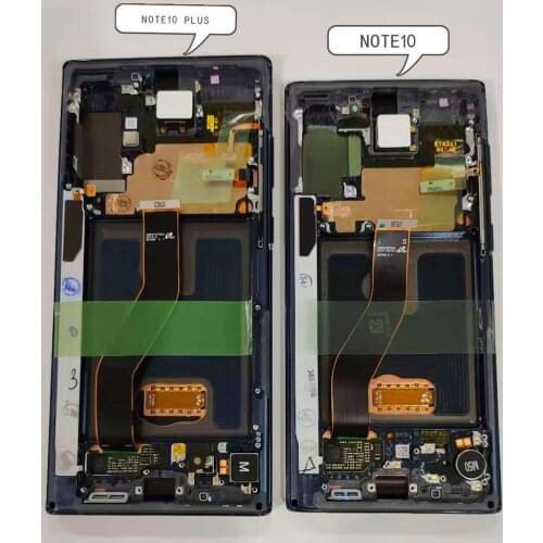 For Samsung Galaxy Note 10 Lcd N970F N9700 Display Touch Screen Digitizer For Samsung note10+ note10 plus LCD N975 N9750/DS