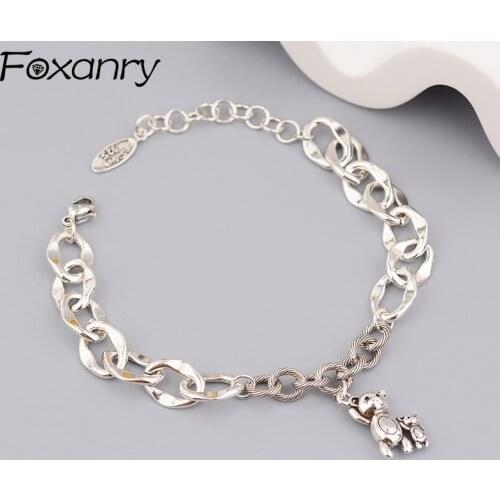 FOXANRY Bracelets With Pendants