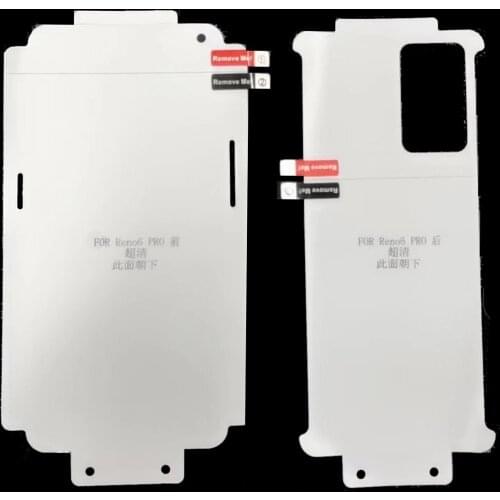 Front + Rear HD Full Body Hydrogel Film For OPPO Reno 6/6 Pro Plus TPU Screen Protector Gel Nano Film