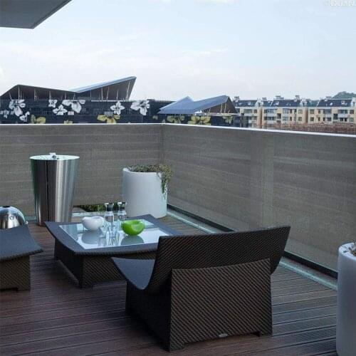 Fence Cover Privacy Screen Sewing Buckle Breeze With Ties Courtyard Patio Balcony Garden Wind Sunshade Net Outdoor Awning Summer