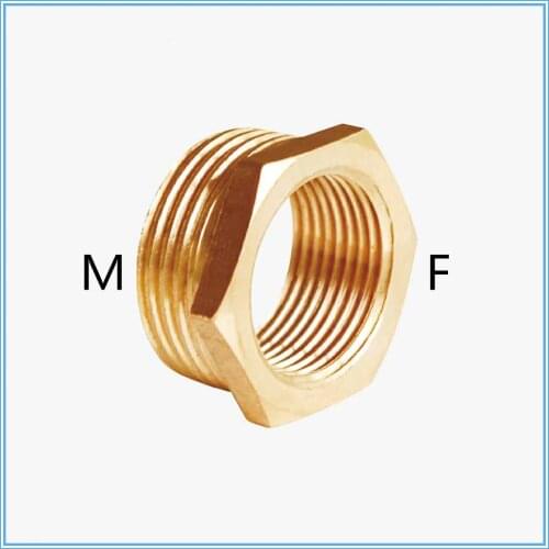 Brass Reducer Male Thread to Female Thread Reducing Bush adapter Fitting Gas Air Water Fuel Copper
