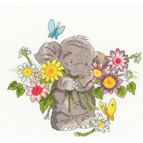 Top Manufacturer Embroidery Jumbo Bouquet DIY Funny Cross Stitch with 100% Cotton Flosses & Free Shipping for Wall Decor & Gifts