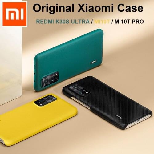 Original xiaomi mi10t pro case 5G Leather slim carbon fiber back cover mi10t case xiomi mi 10t 10 t t10 pro 5g shockproof coque