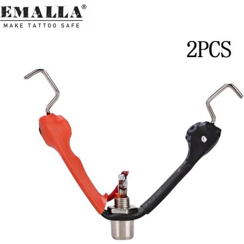 2PCS Clip Cord Converter For Tattoo Machine Gun Removable RCA Clip Cord Tattoo Accessories Kit Tattoo Power Supply Free Shipping