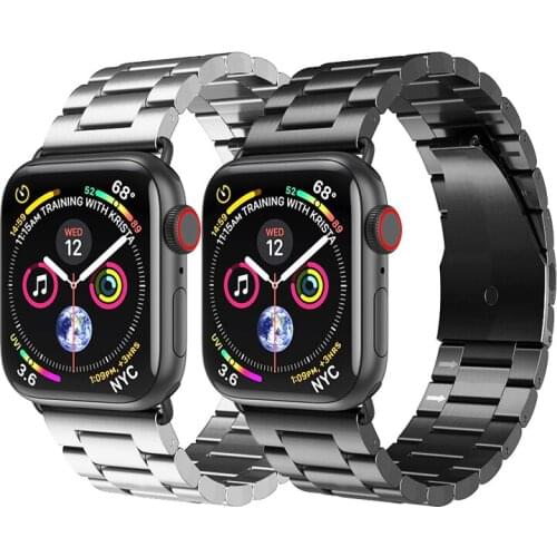 Stainless steel strap for apple watch band 44mm 40mm 42mm 38mm metal pulseira apple watch 5/4/3/2/1 iwatch accessories+tool