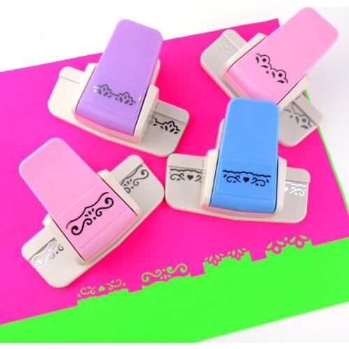 Flower embossing pressing puncher, hand-made paper material craft punching tools, paper edge cutting DIY tools office stationery