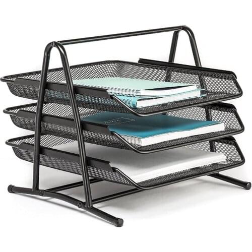 Study Mesh Reading Desk Organizer Metal Storage Box Metal Pen Holder Office Home Supplies Holding Stationery