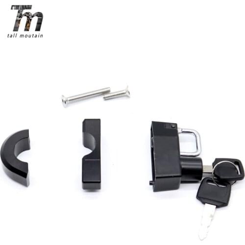 For HONDA VT 400 600 750 1100 1300 C/DC/RS SHADOW VTX 1800 1300 C/R/S/T/F/N/CX 25mm Handlebar Universal Helmet Lock