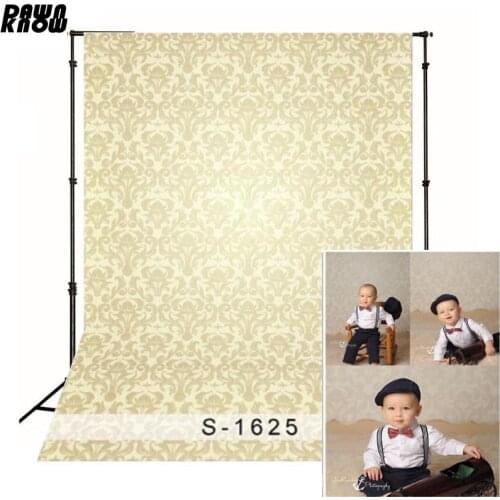 DAWNKNOW Damask Pattern Vinyl Photography Background For Children Photocall Backdrop For Baby Photo Studio Props 1625