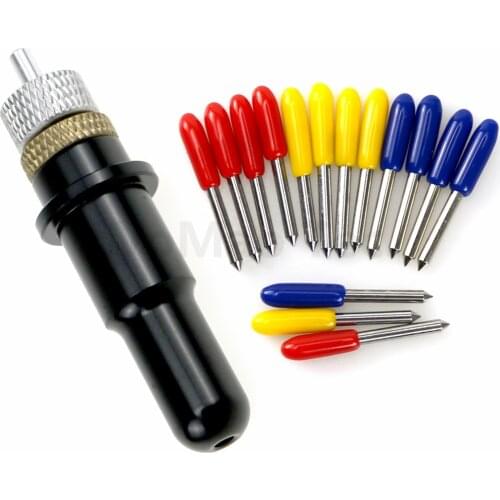 High Quality 15pcs/Set 30/45/60 Degree For Roland Cutting Plotter Vinyl Cutter Blade+Holder