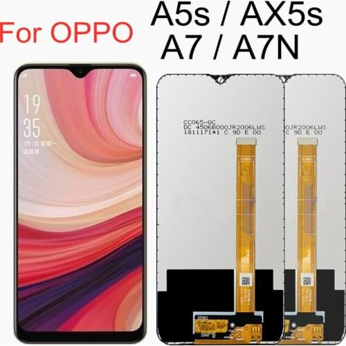 6.2" LCD For Oppo A7 AX7 LCD Display Touch Screen Digitizer Assembly Replacement For Oppo A7N AX7N LCD