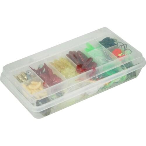 139pcs/set Fishing Lure Bait Set Fishing Tool Set With Double-layer Storage Box