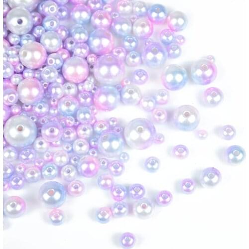 4-12mm Mixed Mermaid Pearls Beads With Hole DIY Crafts Jewelry Making Bracelet Necklace Wedding Birthday Party Home Decorations