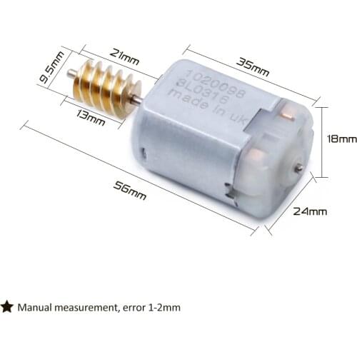 2pcs Car Central Locking Motor Door Lock Motor For Mazda M3 Ford Focus VOLVO S40 S80 XC70 Land Rover Jaguar