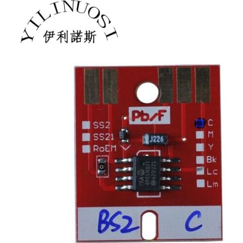 For Mimaki JV3 SS2 Cartridge 6 colors CMYKLCLM Chip Permanent printer spare parts