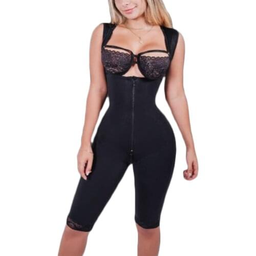 Open Bust Postpartum Recovery Slimming Underwear Tummy Triple Control Shapewear High Waist Ladies Full Body Shaper Fajas
