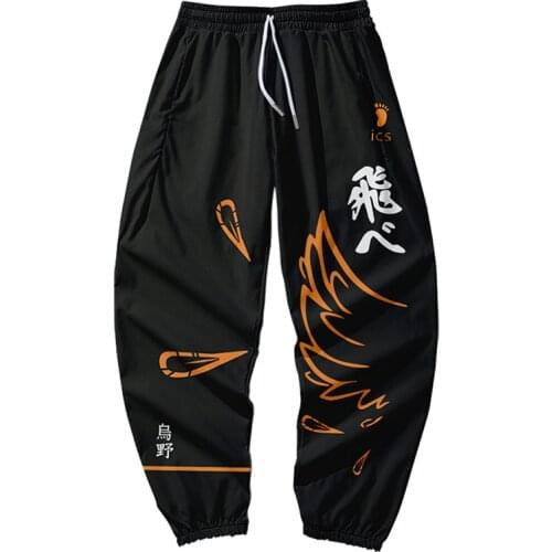 Japan Anime Haikyuu Karasuno High School Fly High 3D Joggers Pants Men/Women Casual Sweatpants Tobio Kageyama Cosplay Costume