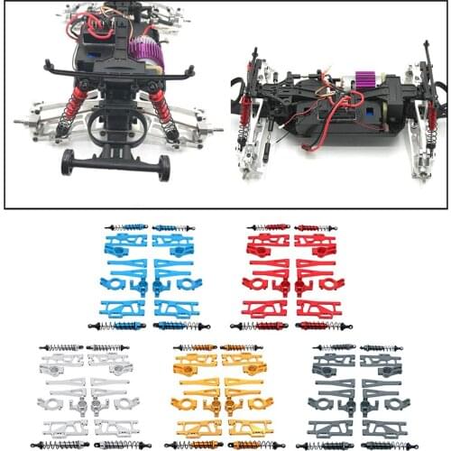 Upgrade Kits fit for WLtoys 1/12 Scale 12402-A 12409 RC Truck Steering Set C-Seats Steering Hubs Parts Accessory